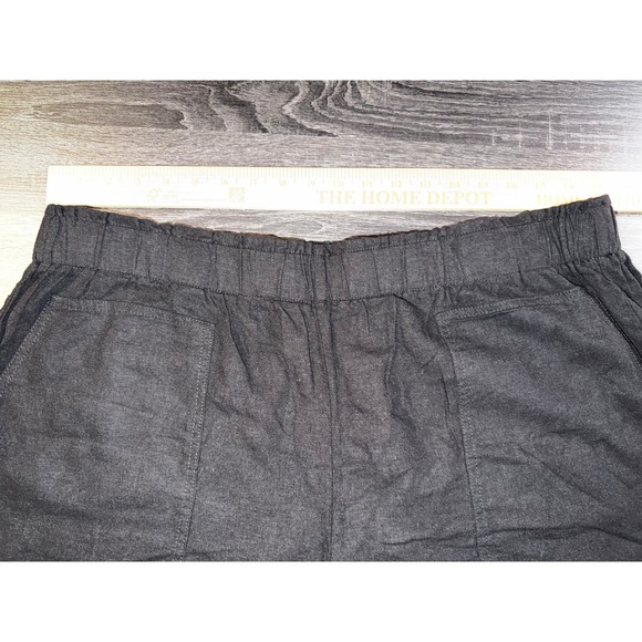 Briggs Linen Blend Shorts Womens XXL Elastic Waist Pull On Casual Utility - Picture 4 of 6